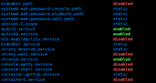 如何查看linux系统自带的服务启动文件？